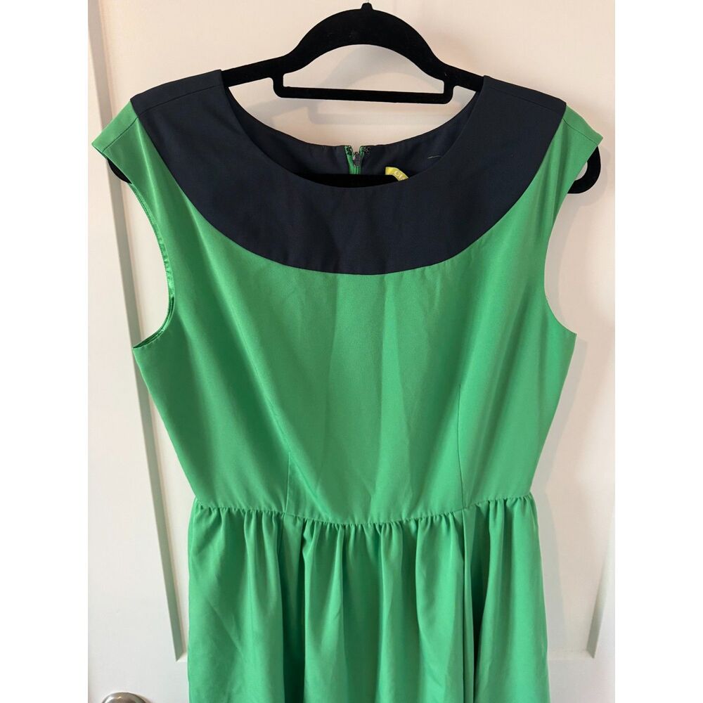 Gianni Bini Green & Navy Dress - Picture 5 of 5